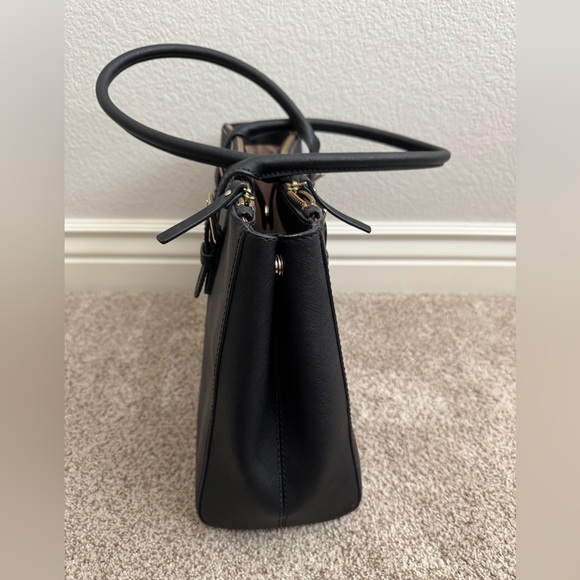Kate Spade Black Leather Tote Bag - Picture 5 of 7